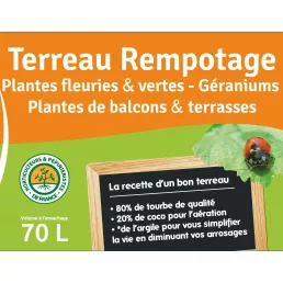 Terreau de remportage + argile HPF