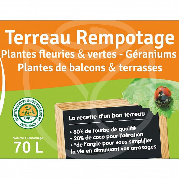 Terreau de remportage + argile HPF