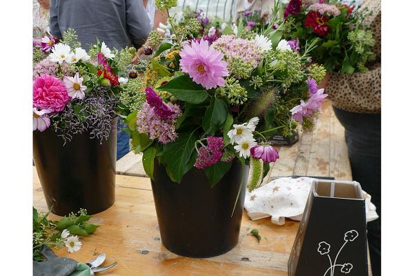 Atelier confection de bouquets