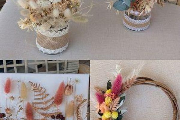Ateliers&nbsp;: compositions en fleurs séchées